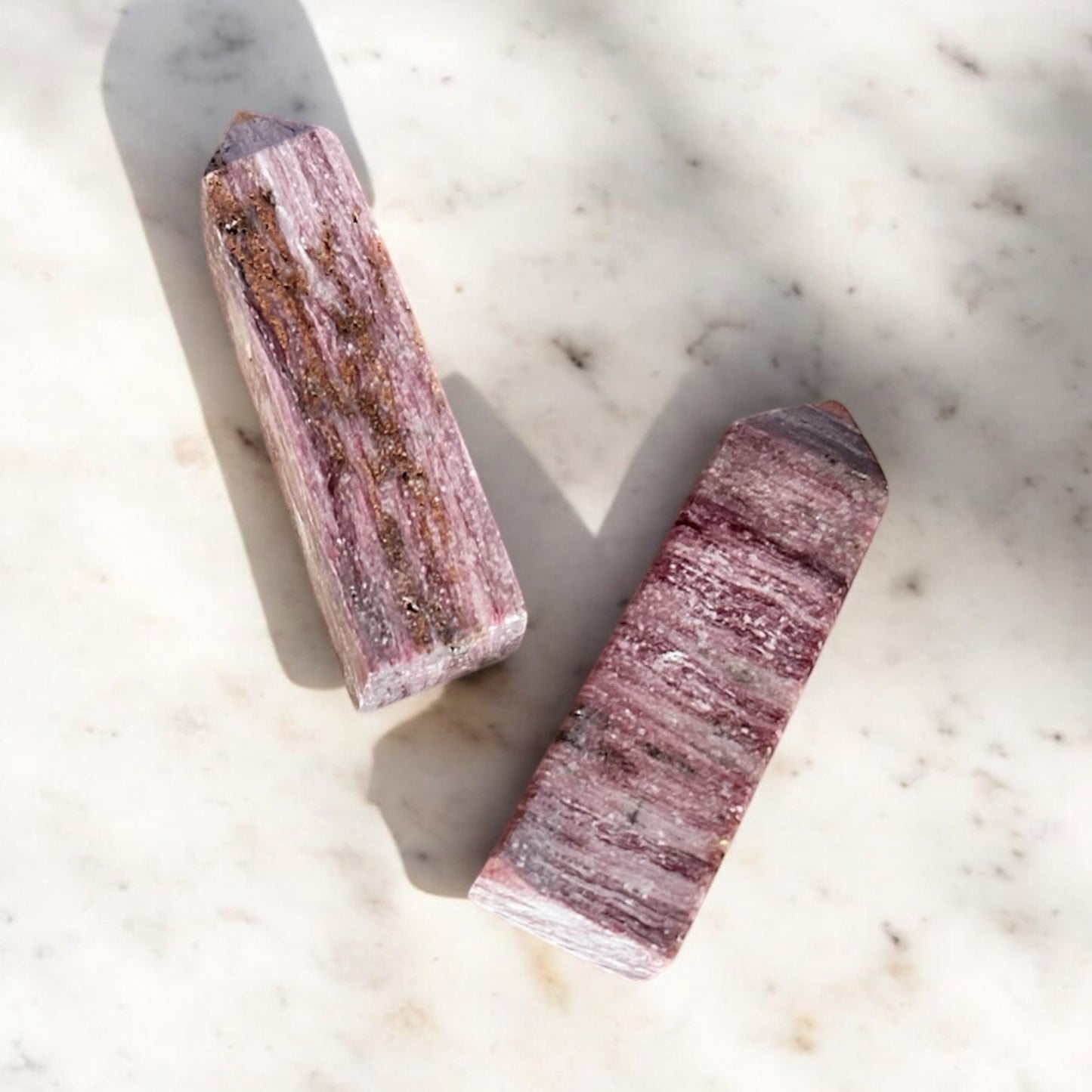 PINK MICA - Golden Earth Jewellery