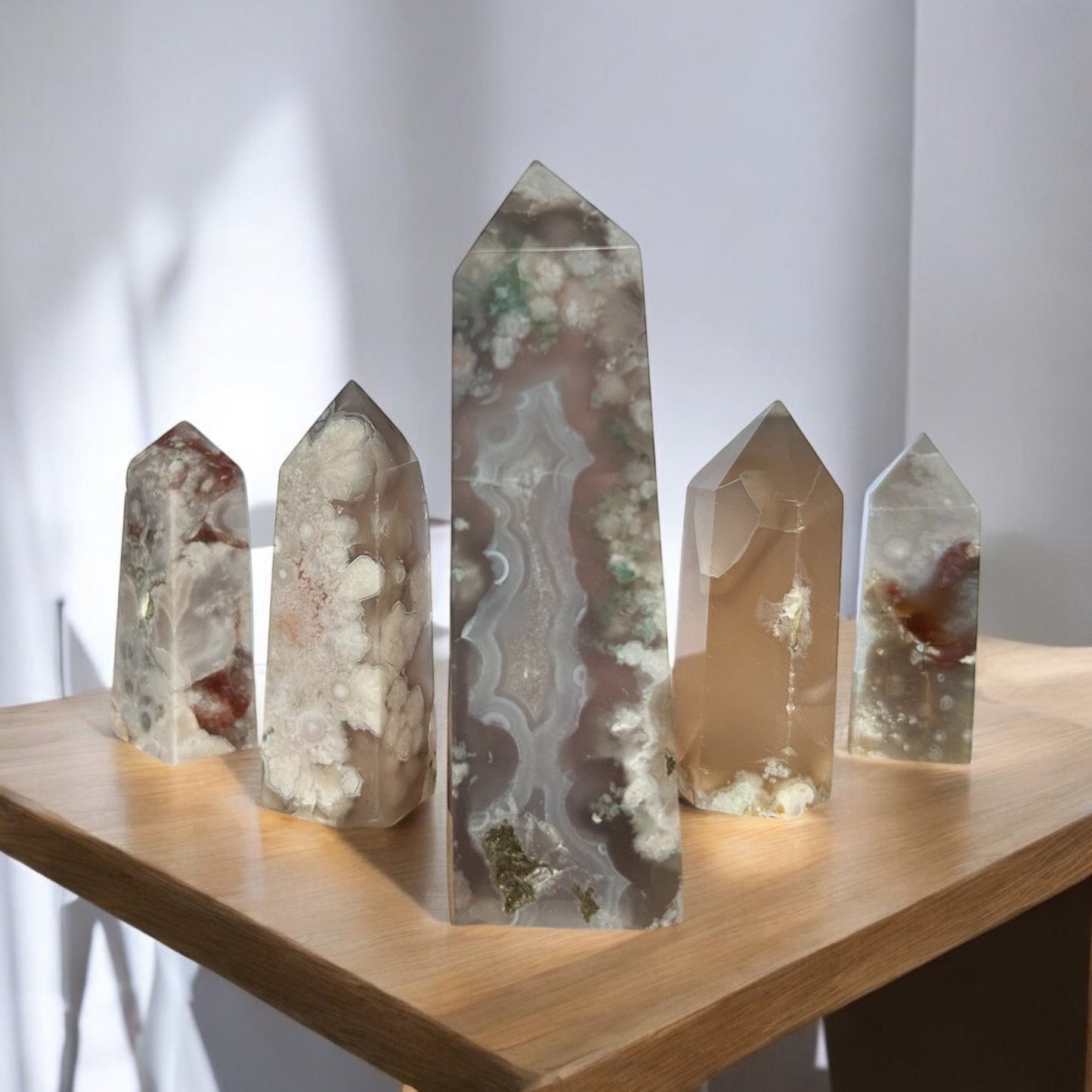 SAKURA AGATE - Golden Earth Jewellery